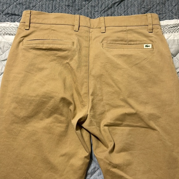 Lacoste slim fit khaki pants like new US32 - Picture 6 of 7